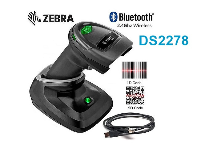 Zebra DS2278SR 藍牙二維無線條碼掃描器
